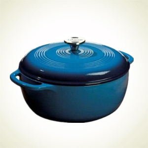 Amazon.com：Lodge Color EC3D43 3QT 搪瓷铸铁锅