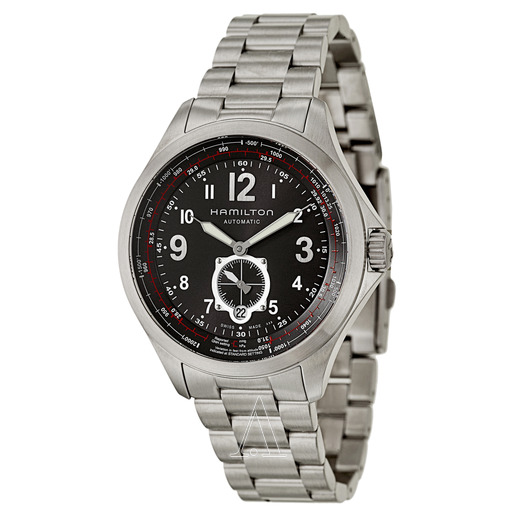 HAMILTON 汉米尔顿 Khaki Aviation QNE 卡其航空系列 H76655133 男款机械腕表