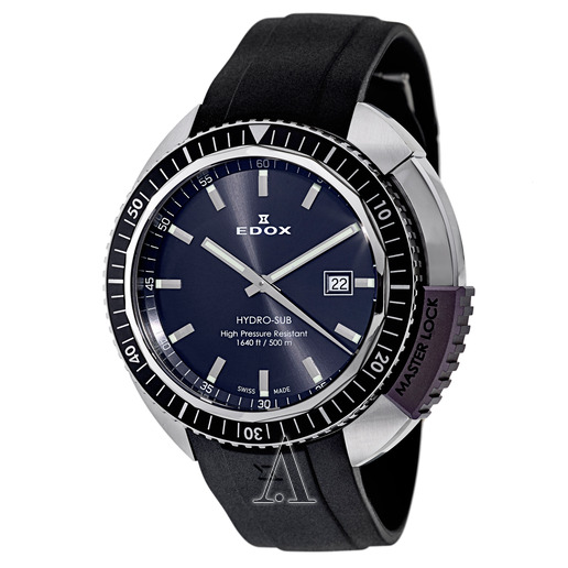EDOX 依度 Hydro-Sub系列 53200-3NGCA-GIN 男士机械潜水腕表
