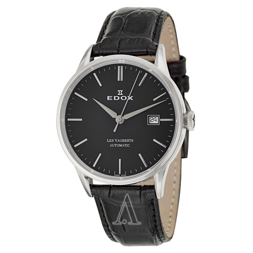 EDOX 依度 Les Vauberts系列 男款机械腕表 80081-3-NIN