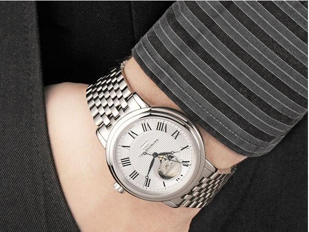 降120刀！Raymond Weil 蕾蒙威 经典大师系列2827-ST-00659 可视摆轮自动机械腕表