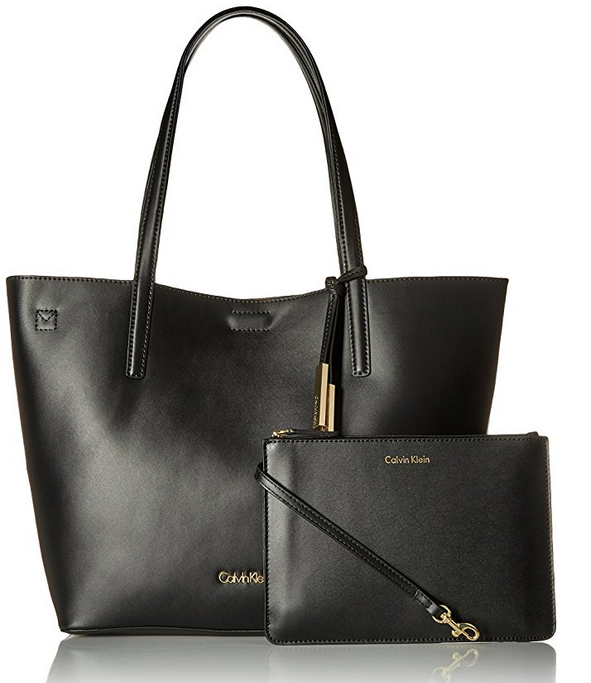 Calvin Klein Key Items 女士真皮单肩手提包