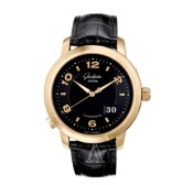 【黑色星期五】Glashutte 格拉苏蒂 Panomaticcentral系列 玫瑰金鳄鱼皮表带机械男表  $8395（约58975元）