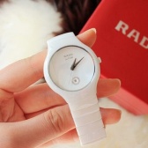 【黑色星期五】Rado 雷达True 真我Jubile 清新白陶瓷女士钻表 $559（约4004元）