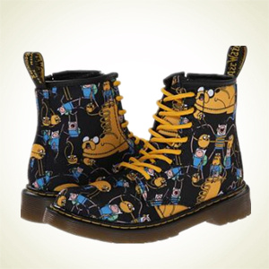 6PM： Dr. Martens Adventure Time Delaney Lace 儿童经典短靴