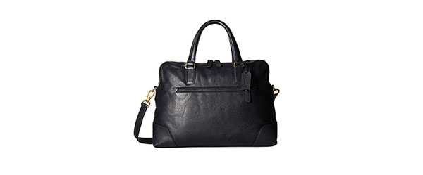 COACH Crosby Leather Zip Top Brief 男款公文包