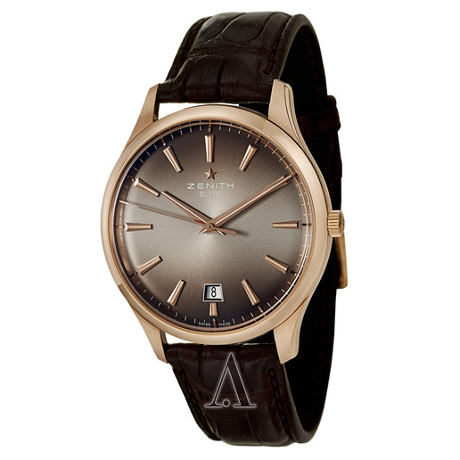 ZENITH Captain 指挥官系列 18K玫瑰金男款机械腕表 Central Second 18-2020-670-22-C498