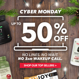 GNC：CyberMonday特卖！全场保健品特卖