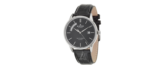 降20刀！EDOX 依度 Les Vauberts系列 自动机械男表