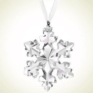 eBay：Swarovski 2016 限量版圣诞雪花挂件