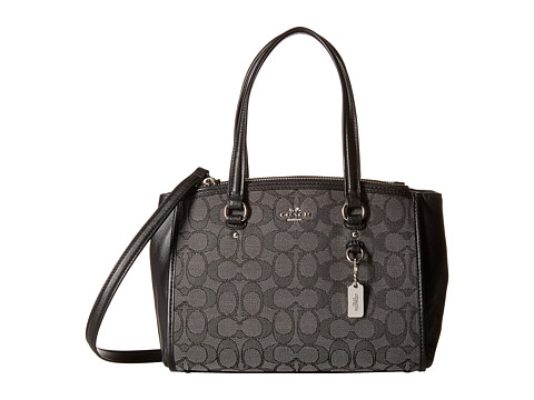 COACH蔻驰Stanton 26 Carryall女士经典的双C印花手提斜挎包