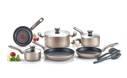 T-fal 特福 C067SC 红点系列锅具套装 12件套