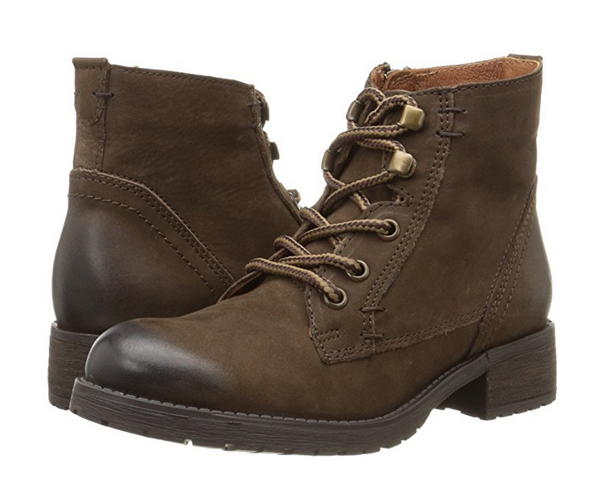 5.5码！ Steve Madden Gobbin 女士真皮皮靴