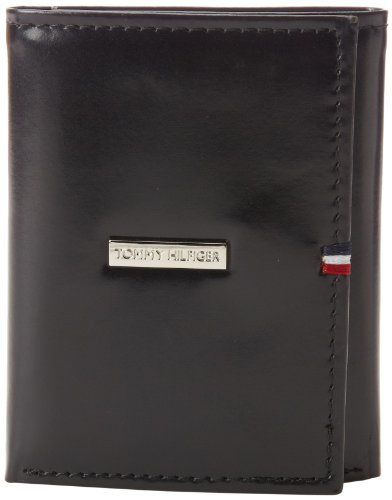 Tommy Hilfiger 汤米希尔费格男士真皮三折钱包 折后$12.44（转运到手约￥135）
