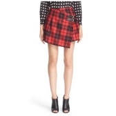 【网络折扣周】Burberry 巴宝莉 经典格纹皮带羊毛半裙 $296.98（约2150元）