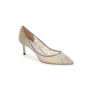 【网络折扣周】Jimmy Choo  周仰杰 蕾丝尖头高跟鞋 $449.98（约3237元）