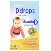 【网络折扣周】Ddrops 400IU Vitamin D3 婴儿维生素滴剂 115元（到手价）