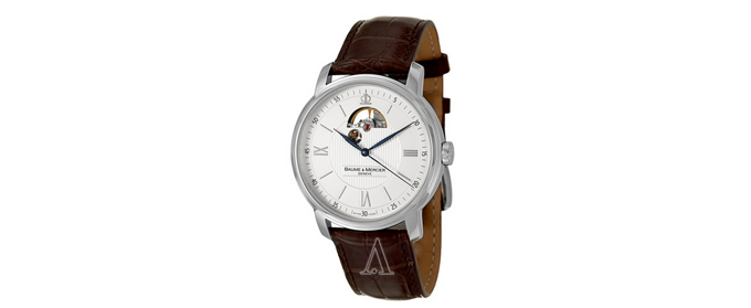 Baume & Mercier 名士Classima 男士镂空机械表
