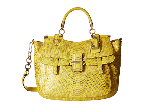 COACH 蔻驰 Madison Pinnacle Embossed Metallic Python Abby 女士蛇纹手提包