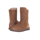 【网络折扣周】UGG Abree Short 女款真皮羊毛雪地靴 $124.99（约903元）