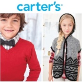 仅限2天！Carter's：卡特童装满$40额外75折！无门槛免邮！建行卡支付最高20%返现！
