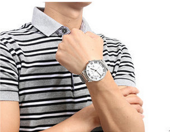 EDOX 依度 Les Vauberts系列 83011-3B-AIN 男款机械表