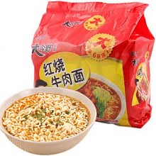 限华东：今麦郎 大今野 红烧牛肉面 114g*5袋*2件