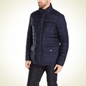 Amazon.com：Tommy Hilfiger 汤米·希尔费格 男士绗缝棉服