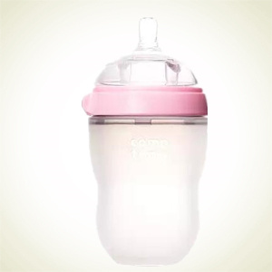 Walgreens：仅剩此款！Comotomo 可么多么乳感硅胶奶瓶 250ml粉色装
