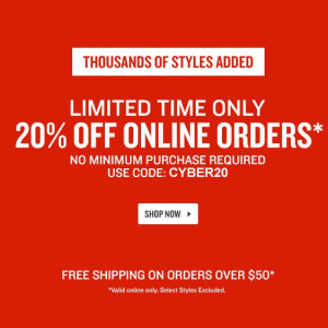 FinishLine：精选Nike、Adidas等运动鞋