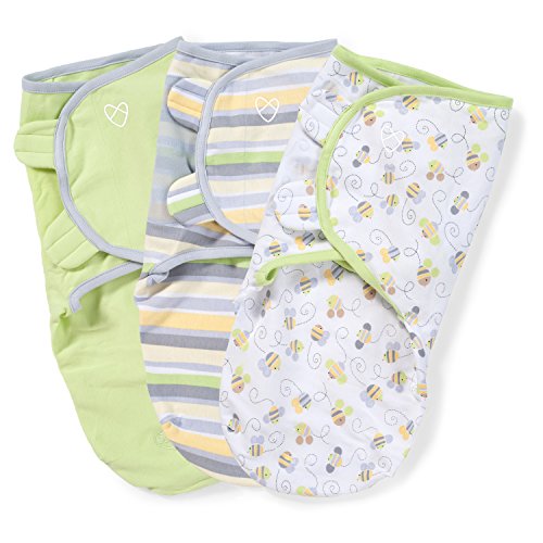 SwaddleMe 全棉婴儿安全包巾三个装