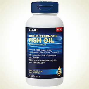 GNC：健安喜 三倍强效鱼油 60粒