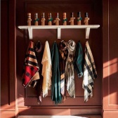 【满减】Saks Fifth Avenue：Burberry 开司米格纹围巾 满减高达$250！
