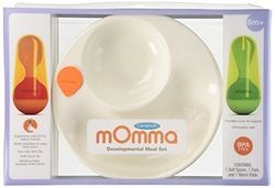 prime会员专享！Lansinoh momma Mealtime 宝宝防滑保温碗餐具+不倒翁叉勺套装