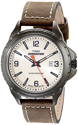 国内￥628！Timex 天美时 T49909 Expedition 男士真皮表带休闲腕表