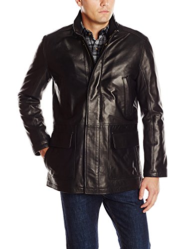 免运费直邮！Cole Haan 可汗 Car Coat 男士羔羊皮皮衣