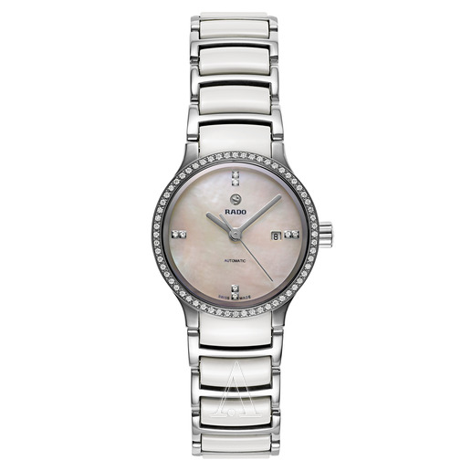 国内28700元！Rado 雷达 Centrix 晶萃系列 女士镶钻自动机械腕表