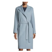 Helmut Lang 天蓝色羊毛羊绒女士大衣 $800（约5718元）