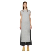 T by Alexander Wang 羊毛羊绒针织无袖长款开衩上衣 $126（约913元）
