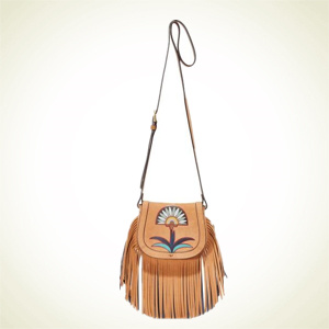 Shopbop：阿Sa同款！Tory Burch Lilium 贴布花绣迷你鞍形包