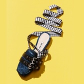【高返】Miu Miu 17年春夏新款 芭蕾绑带平底拖！码全 $650（约4697元）