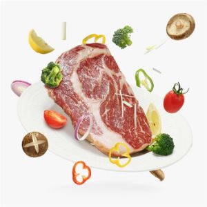 天谱乐食 澳大利亚黑毛和牛 M7-8级眼肉牛排 长期谷饲 整肉原切 不含料包 200g/袋