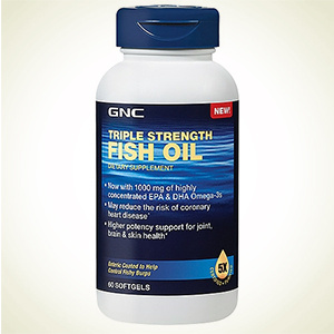 GNC：健安喜 三倍强效深海鱼油 60粒特卖 原价$29.99