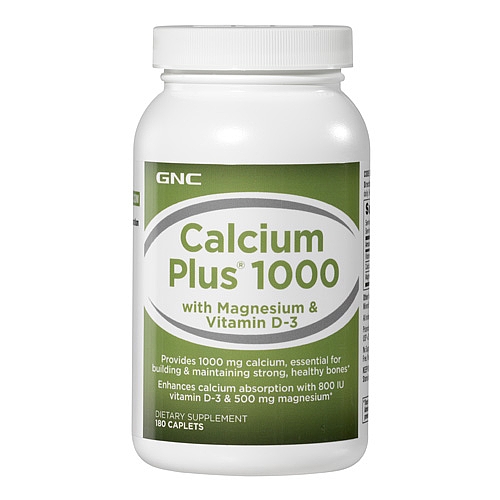 GNC Calcium Plus® 1000mg 钙片 180粒