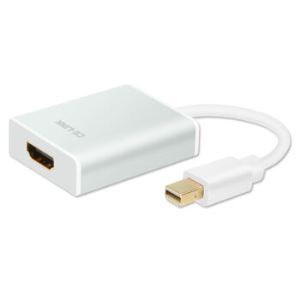 CE-LINK 1001 Mini DP转HDMI转换器 迷你DisplayPort转HDMI转接头 转换线 苹果MacBook雷电接口接电视 投影仪