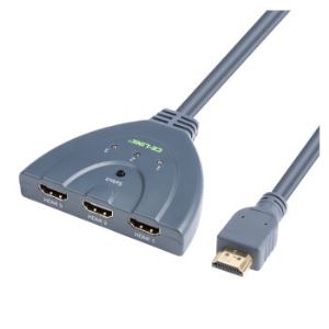 CE-LINK 2027 HDMI3x1三进一出智能切换器 1米 电脑视频切换器 3进1出 1.4版 支持1080P 3D 自带线