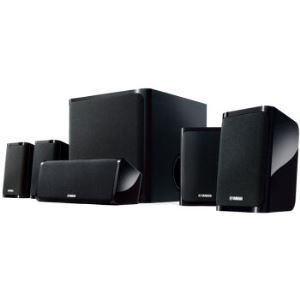 雅马哈（Yamaha）NS-P40 家庭影院音箱套装（主箱+中置+环绕+低音炮）6只套装 黑色