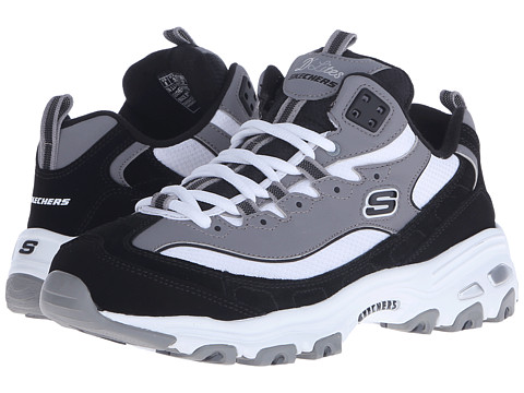 新低价： SKECHERS 斯凯奇 D'Lites Mid 女款复古休闲鞋