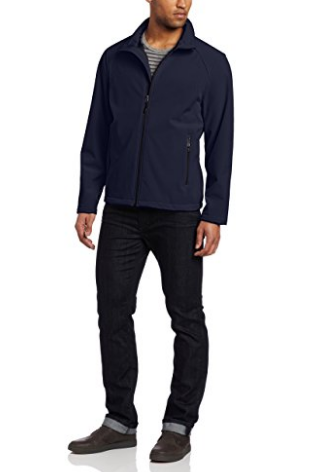 大码好价！Calvin Klein Softshell  男士 拉链软壳夹克