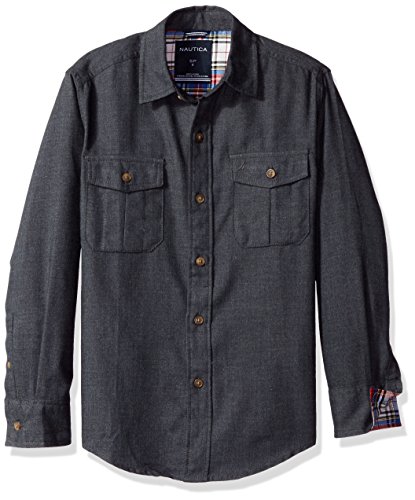 Nautica Captain Flannel 男童牛仔衬衫